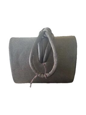 Enzo Angiolini Brown Top Handle Bag Knotted Handle Accent Gold Hardware